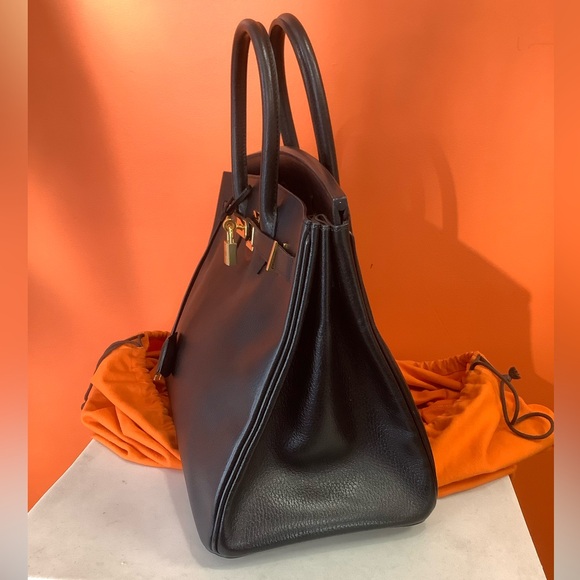 Black Birkin 35 - Picture 12 of 14